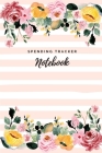 Spending Tracker Notebook: Undated Expense Tracker Organizer, Money Saving & Investment Logbook, 6x9 inch, Floral Pink Cover Cover Image