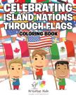 Celebrating Island Nations Through Flags Coloring Book Cover Image