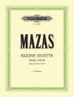 12 Little Duets Op. 38 for 2 Violins: Nos. 7-12 (Set of Parts) (Edition Peters #2) By Jacques Féréol Mazas (Composer), Carl Hermann (Composer) Cover Image