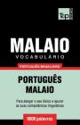 Vocabulário Português Brasileiro-Malaio - 9000 palavras Cover Image