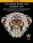 Coloring Book for Grown-Ups: Animals, Cities & Architecture, Comics & Manga, Fashion, Flowers & Landscapes, Humorous, Mandalas & Patterns, Religiou Cover Image
