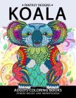 Koala Adults Coloring Book: Stress-relief Coloring Book For Grown-ups By Adult Coloring Books, Balloon Publishing Cover Image