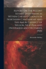 Report On the Recent Seismic Disturbances Within Cheviot County in Northern Canterbury and the Amuri District of Nelson, New Zealand (November and Dec Cover Image