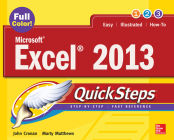 Microsoft Excel 2013 Quicksteps By John Cronan, Marty Matthews Cover Image