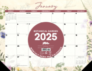 Botanical Garden 2025 22 X 17 Large Monthly Deskpad By Willow Creek Press Cover Image