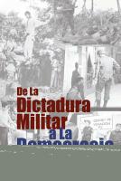 De La Dictadura Militar a La Democracia: Memorias de un político Salvadoreño 1931-1994 Cover Image