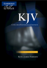 KJV Concord Reference Bible, Black Calfsplit Leather  Cover Image