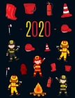 Feuerwehrmann Planer 2020: 12 Monate: Januar - Dezember 2020 Jahresplaner - Ideal für die Schule, Studium und das Büro - Wöchentlicher, Monatlich By Pimpom Notizbucher Cover Image