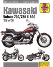 Kawasaki Vulcan 700 (1985), Vulcan 750 (85-06), Vulcan 800 (95-05), Vulcan 800 Classic (96-02) & Vulcan 600 Drifter (99-06) (Haynes Powersport) Cover Image