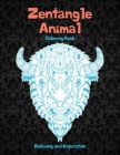 Zentangle Animal - Coloring Book - Relaxing and Inspiration Cover Image