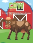 Cow Coloring Book for Teens: Cows Adult Coloring Book For Stress Relief and Relaxation - Beautiful Cow Coloring Book For Adults . Vol-1 Cover Image