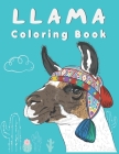 Llama Coloring Book: Beautiful Coloring Book for Llama Lovers. Cover Image