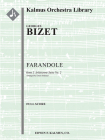 L'Arlesienne Suite No. 2 -- Farandole: Full Orchestra Conductor Score Cover Image