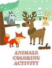 Animals coloring activity: coloring pages for adults relaxation with funny images to Relief Stress By Harry Blackice Cover Image