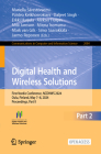 Digital Health and Wireless Solutions: First Nordic Conference​, Ncdhws 2024, Oulu, Finland, May 7-8, 2024, Proceedings, Part II (Communications in Computer and Information Science #2084) Cover Image