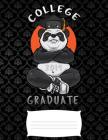 college 2019 graduate: Funny angry panda college ruled composition notebook for graduation / back to school 8.5x11 Cover Image