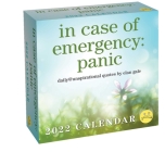 Unspirational 2022 Day-to-Day Calendar: in case of emergency: panic Cover Image