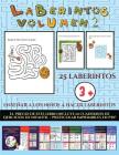 Enseñar a los niños a hacer laberintos (Laberintos - Volumen 2): 25 fichas imprimibles con laberintos a todo color para niños de preescolar/infantil Cover Image