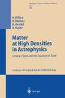 Matter at High Densities in Astrophysics: Compact Stars and the Equation of State (Springer Tracts in Modern Physics #133) Cover Image