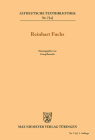 Heinrichs des Glichezares Reinhart Fuchs (Altdeutsche Textbibliothek #7) Cover Image