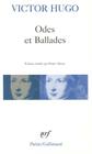 Odes Et Ballades (Poesie/Gallimard) By Victor Hugo Cover Image