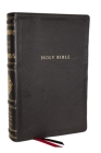 RSV Personal Size Bible with Cross References, Black Leathersoft, Thumb Indexed, (Sovereign Collection) Cover Image