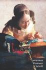 Johannes Vermeer Schrift: De Kantwerkster Artistiek Dagboek voor Aantekeningen Stijlvol Notitieboek Ideaal Voor School, Studie, Recepten of Wach By Studio Landro Cover Image