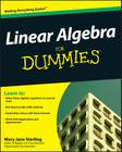 Linear Algebra for Dummies By Mary Jane Sterling Cover Image