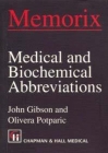 Memorix Medical and Biochemical Abbreviations Cover Image