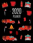 Feuerwehrauto Planer 2020: Wochenplaner 2020 - Monatsplaner 12 Monate Organizer - Einfacher Überblick über die Terminpläne - Agenda mit Raum für By Pimpom Notizbucher Cover Image
