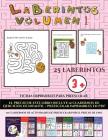 Fichas imprimibles para preescolar (Laberintos - Volumen 1): (25 fichas imprimibles con laberintos a todo color para niños de preescolar/infantil) Cover Image