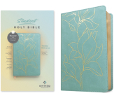 NLT Student Bible, Thinline Reference, Filament-Enabled Edition (Leatherlike, Tropical Iris Teal Blue, Red Letter) Cover Image