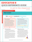 Educator's Quick Reference Guide to Grit in the Classroom Cover Image