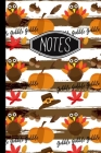 Notes: Thanksgiving Turkey Pattern Gobble Notebook 6