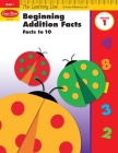 Learning Line: Beginning Addition - Facts to 10, Grade 1 Workbook Cover Image