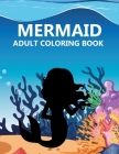Mermaid Adult Coloring Book Cover Image