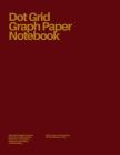 Dot Grid Graph Paper Notebook: Imperial Red (Simple #10) By Analog Ux Press Cover Image