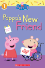 Peppa's New Friend (Peppa Pig Level 1 Reader with Stickers) By Michael Petranek (Adapted by), EOne (Illustrator) Cover Image