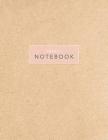 Cornell Notebook: Kraft Paper - 120 White Pages 8.5x11