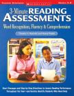 3-Minute Reading Assessments: Word Recognition, Fluency, and Comprehension: Grades 5-8: Short Passages and Step-by-Step Directions to Assess Reading Performance Throughout the Year-and Quickly Identify Students Who Need Help Cover Image