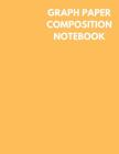 Graph Paper Composition Notebook: Orange Color Cover, Grid Paper Notebook, 4x4 Quad Ruled, 106 Sheets (Large, 8.5 X 11) By Steven L. Rankin Publishing Cover Image