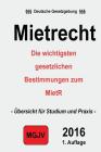 Mietrecht By Verlag M. G. J. V. (Editor), Redaktion M. G. J. V. Cover Image