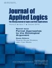 Journal of Applied Logics-IfCoLog Journal of Logics and their Applications. Volume 5, number 7. Special issue: Formal Approaches to the Ontological Ar By Ricardo Sousa Silvestre (Guest Editor), Jean-Yves Beziau (Guest Editor) Cover Image