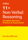 Non-Verbal Reasoning Complete Revision, Practice & Assessment for CEM: 11+ By Collins 11+ Cover Image