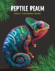 Reptile Realm: A Coloring Book Journey Through the World of Scaly Creatures By Travis Simpler Cover Image