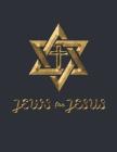 Jews for Jesus: Jewish Christian Notebook College Ruled Line Paper 8.5x11 Composition Note Book 70 Sheets (140 Pages) Gold Star of Dav Cover Image