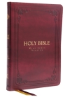KJV Holy Bible: Large Print Thinline, Burgundy Leathersoft, Red Letter, Comfort Print: King James Version: King James Version By Thomas Nelson Cover Image