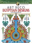 Creative Haven Art Deco Egyptian Designs Coloring Book (Creative Haven Coloring Books) Cover Image