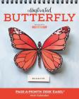 Illustrated Butterfly Page-A-Month Desk Easel Calendar 2017 Cover Image