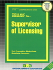 Supervisor of Licensing: Passbooks Study Guide (Career Examination Series) By National Learning Corporation Cover Image